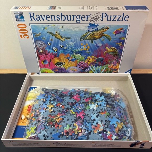 $3/20 Tropical Waters 500 Piece Jigsaw Puzzle by Ravensburger - Picture 5 of 6
